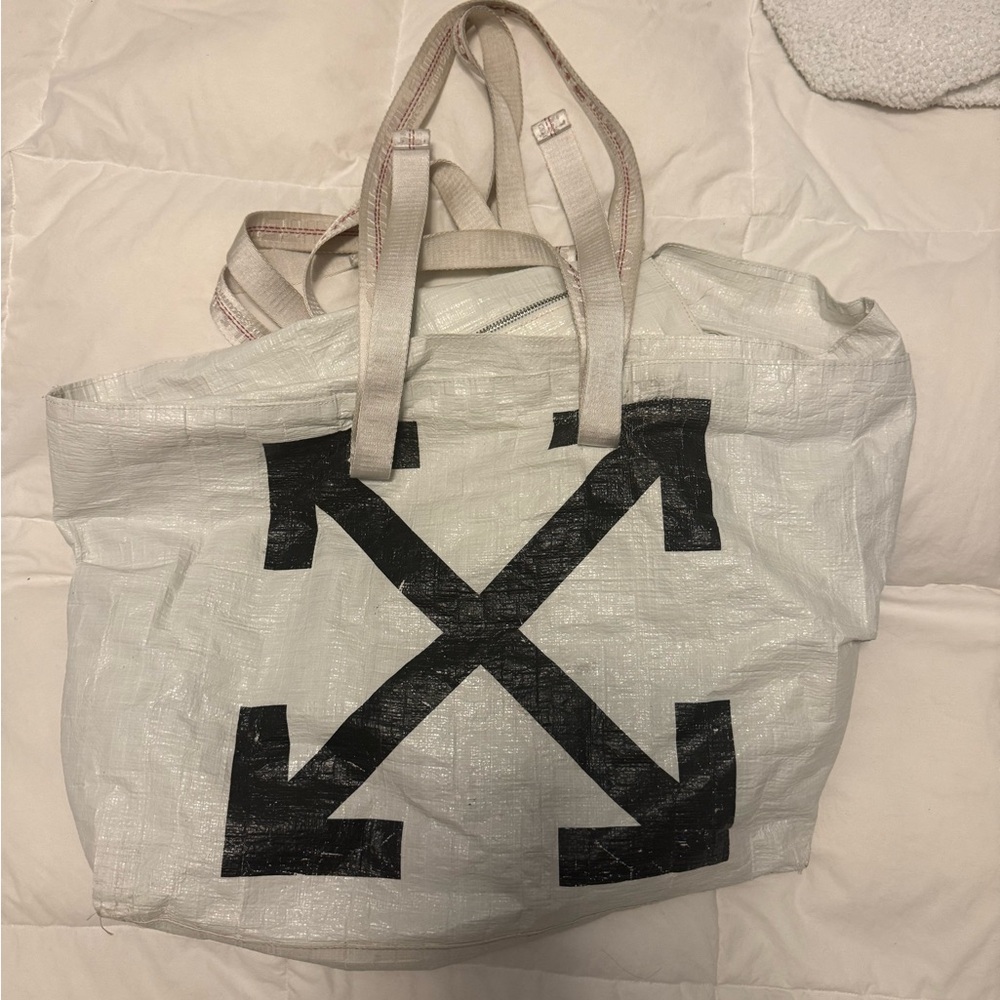 off-white tote bag